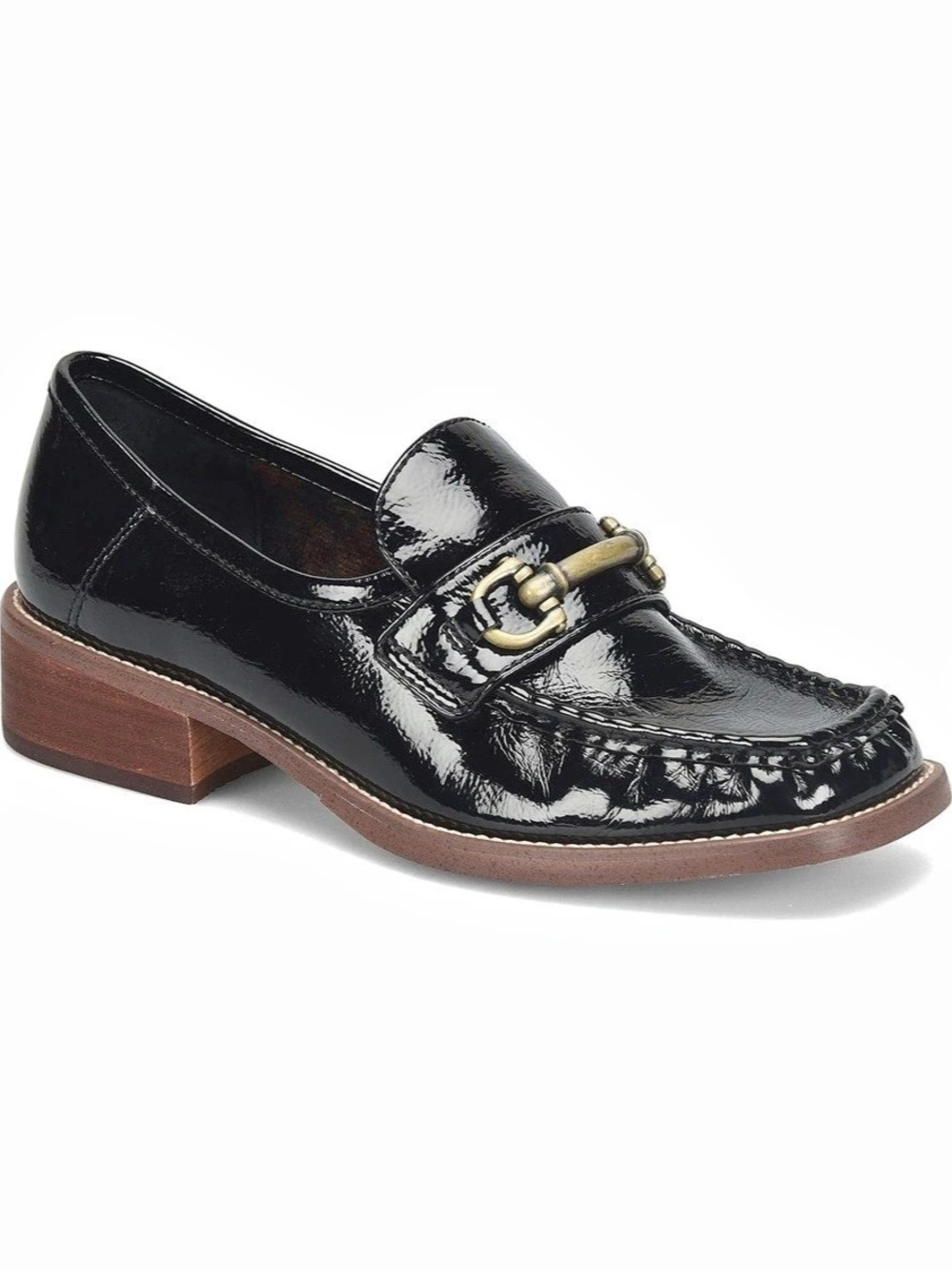 Korks Florence Bit Loafers Faux Leather Size 8